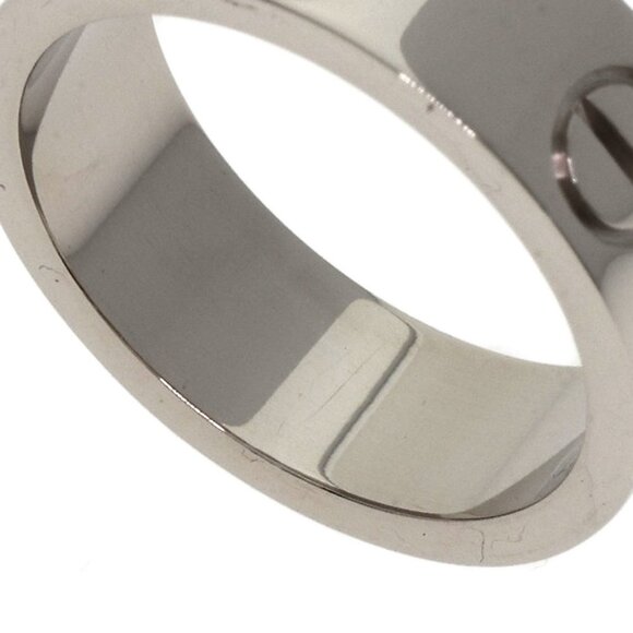 CARTIER 18k White Gold Love Ring #47 - Picture 8 of 9